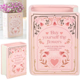 Vase Pink Book - Buy yourself the flowers
