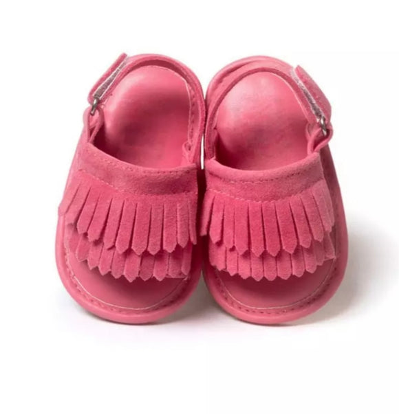 Baby Sandals Boho Pink 6-12 M