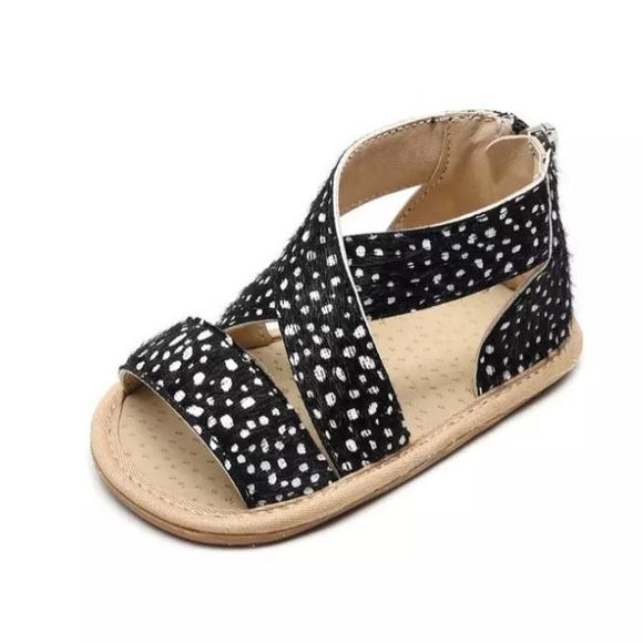 Baby Sandals Black Spot