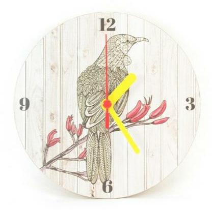 Clock Light Wood Tui - Crystal Ashley Designs
