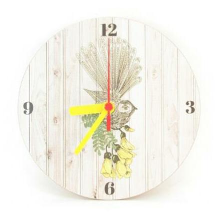 Clock Light Wood Fantail - Crystal Ashley Designs