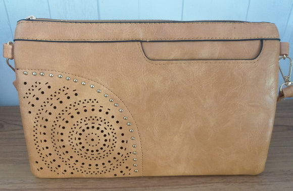 Handbag Brown Circles and Studs