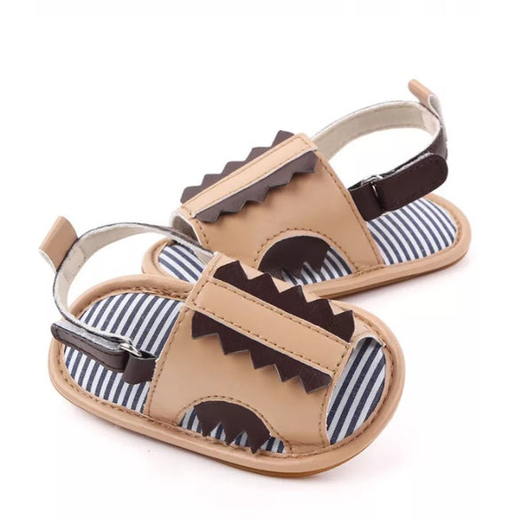 Baby Sandals Brown Spike
