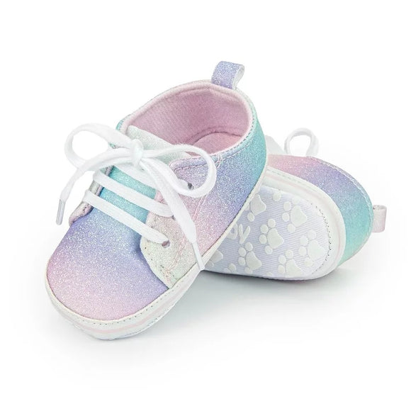 Baby Shoes Glitter Purple