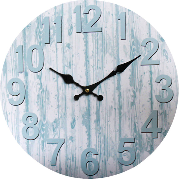 Clock Pale Blue