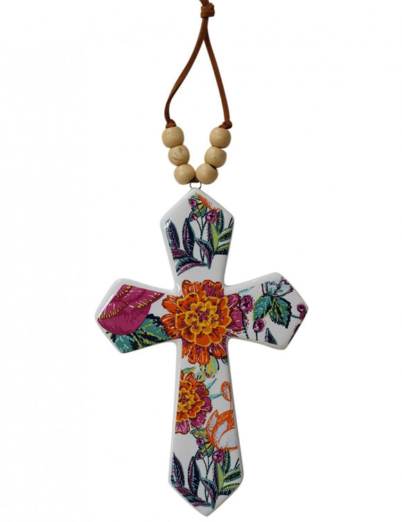 Ceramic Hanging Cross Tapestry Print